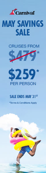Book by August 31st to get great rates on sailings through April 2021.