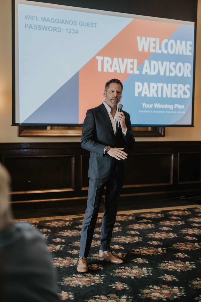 Adolfo Perez Carnival Cruise Lines senior vice president of global sales and trade marketing
